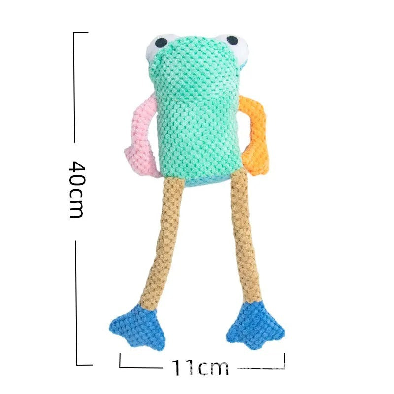 Peluche per Cani Resistente – Orsetto, Scimmietta e Altri Design
