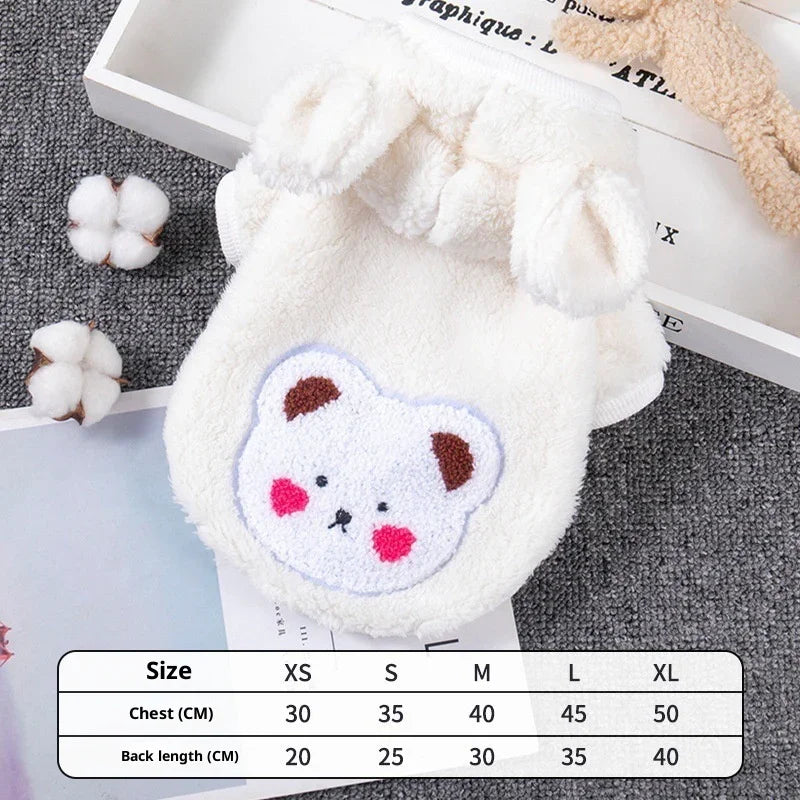 Warmer Hundemantel mit Bauchverschluss