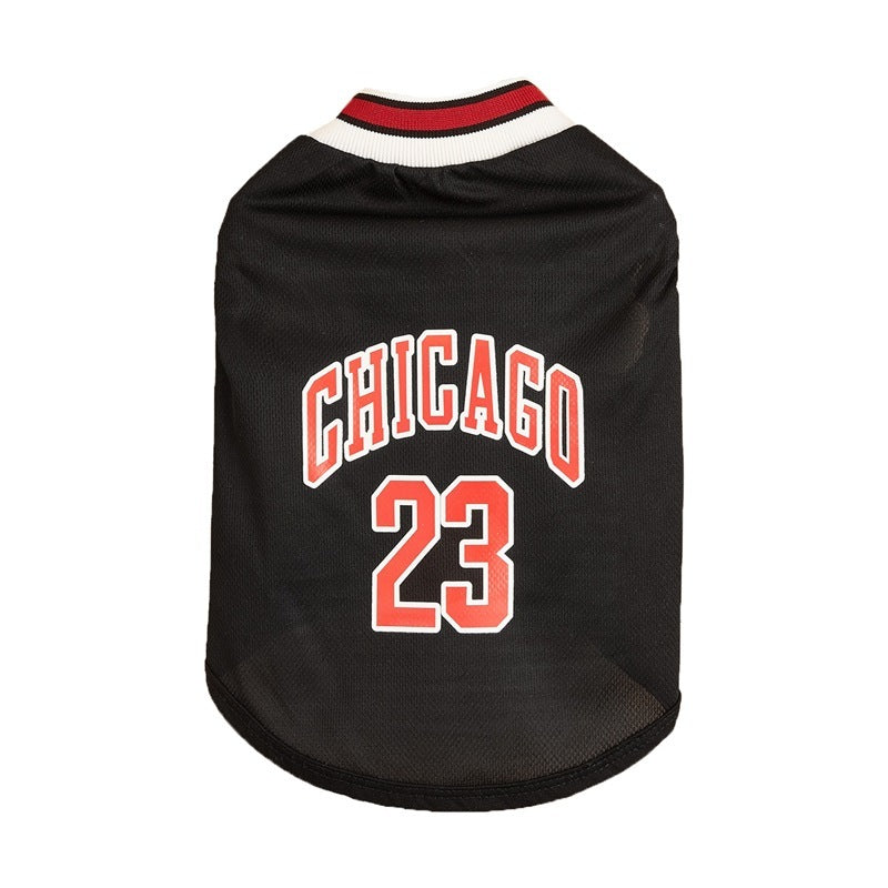Maglia Basket Cani Chicago 23 Smanicata Traspirante