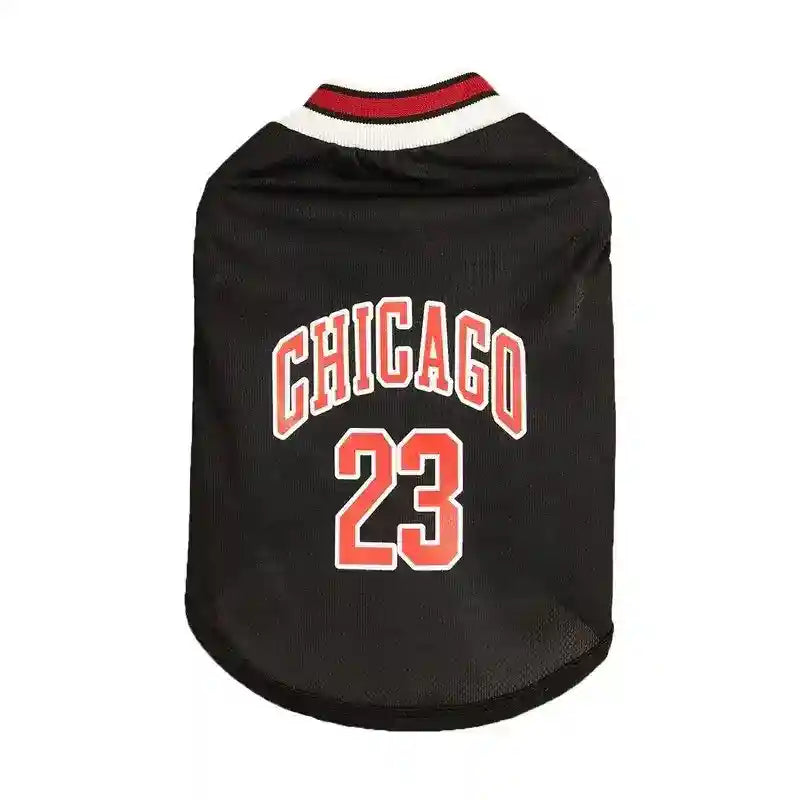 Maglia Basket Cani Chicago 23 Smanicata Traspirante by Dog Moda