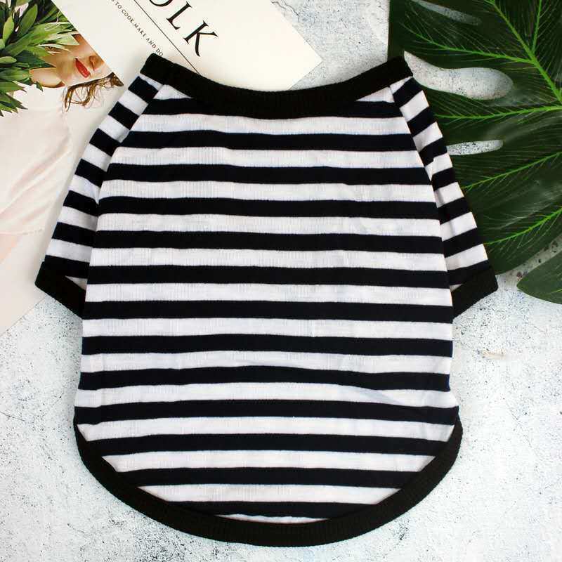 "BULK" Striped Cotton Dog Shirt