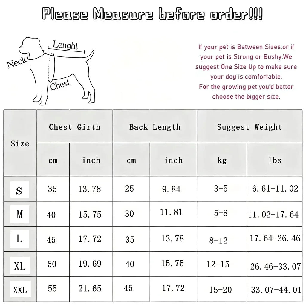 Lucky Dog Coat with Fleece and Hood 4 Paws