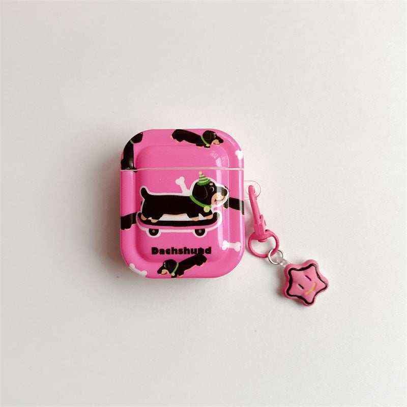 Cover AirPods TPU Fantasia Bassotto – Stile Cartoon Portatile by Dog Moda