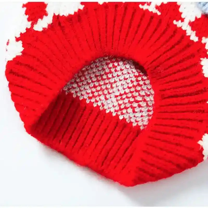 Maglione a Blocchi di Colore per Cani e Gatti - Morbido