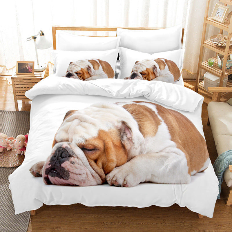 Set Copripiumino Cani - Completo Letto con Stampa Cagnolini