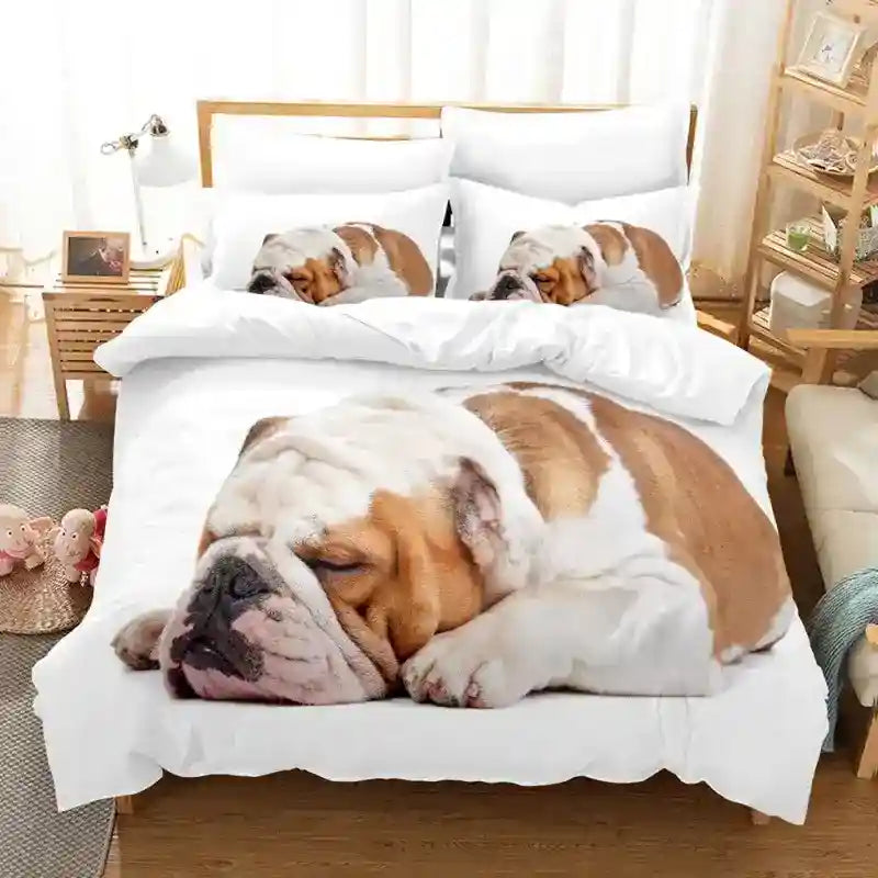 Set Copripiumino Cani - Completo Letto con Stampa Cagnolini by Dog Moda