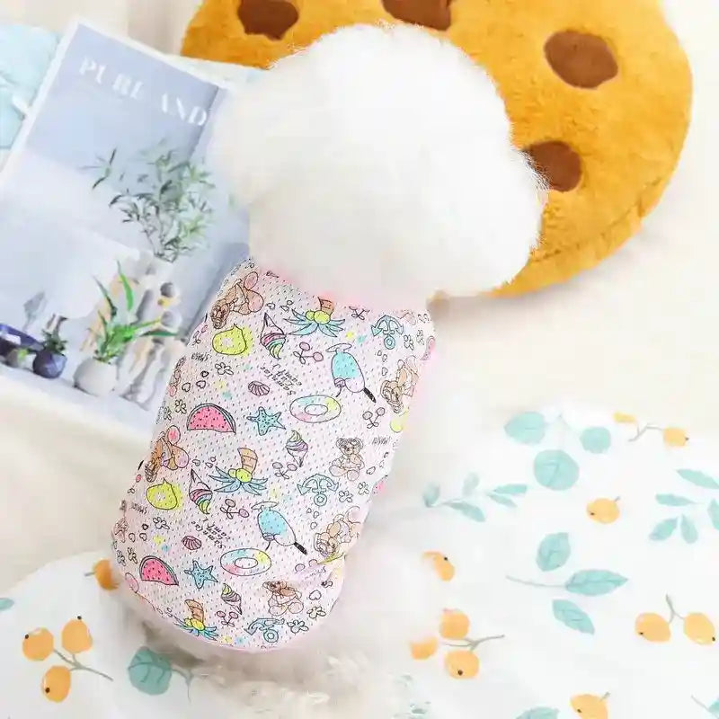 Maglia per Cani Protezione Solare Smanicata - UV e Leggera by null