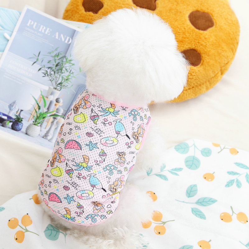 Maillot pour chiens protection solaire sans manches - UV et léger