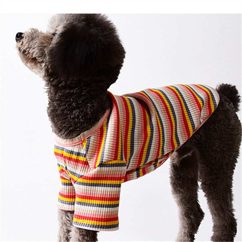 Summer Cotton T-shirt for Dogs and Cats – Breathable and Lightweight