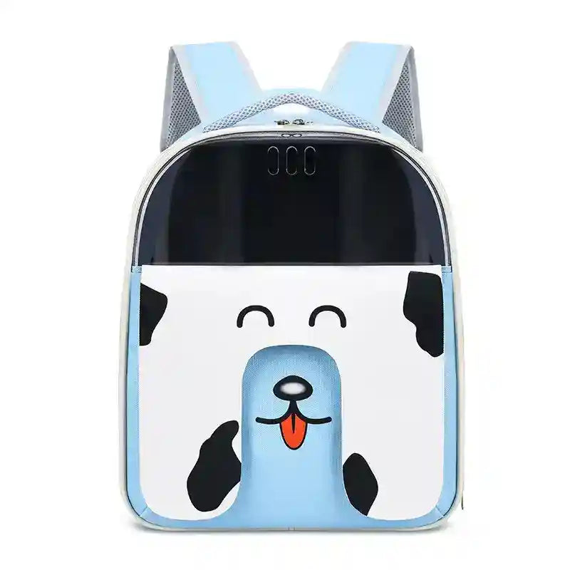Zainetto Trasportino Cani Gatti - Design Viso Cagnolino by Dog Moda