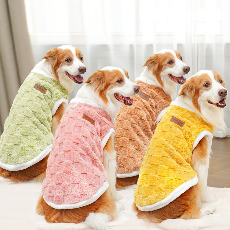 "Chess" Dog Fleece Sweater in Various Colors