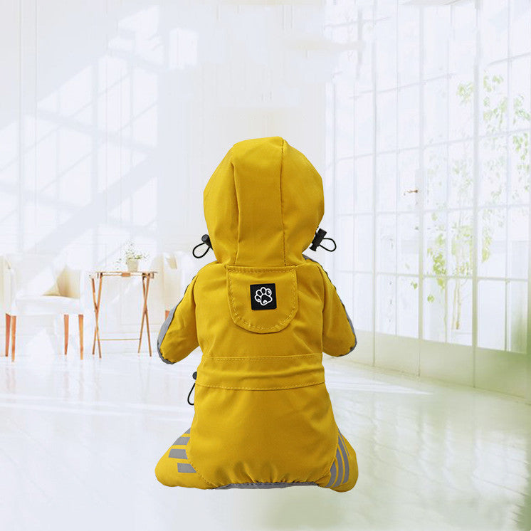 Dog Raincoat and Maltese with Breathable Hood "Cloudy"