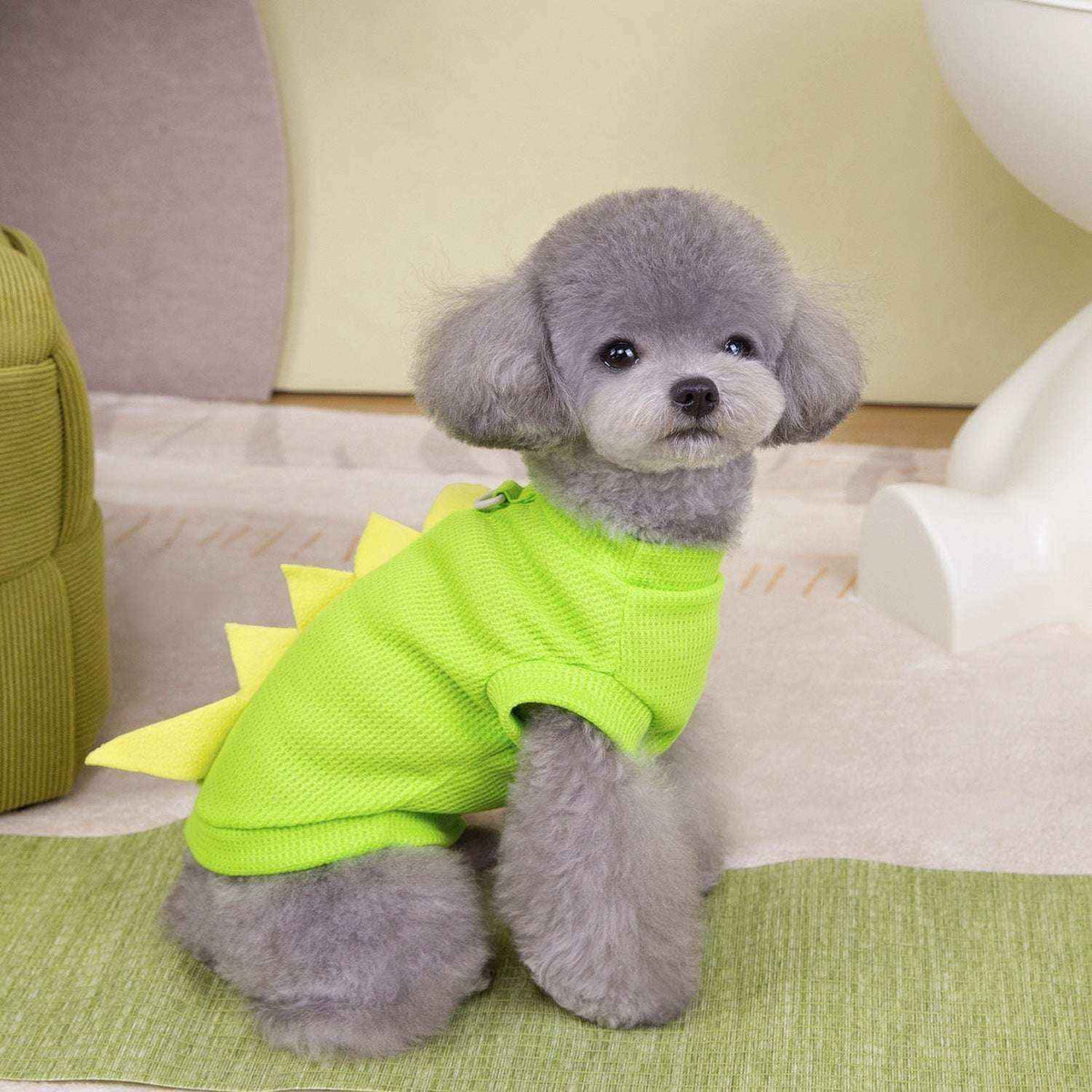 Maglia Cane Dinosauro | Pettorina Integrata | T-Rex | Dogmoda