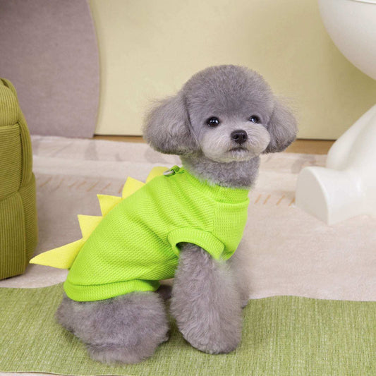 Maglia Cane Dinosauro | Pettorina Integrata | T-Rex | Dogmoda