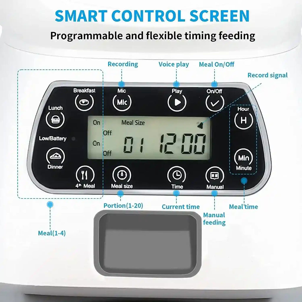 犬猫用自動給餌器 - 3.5L WiFi対応