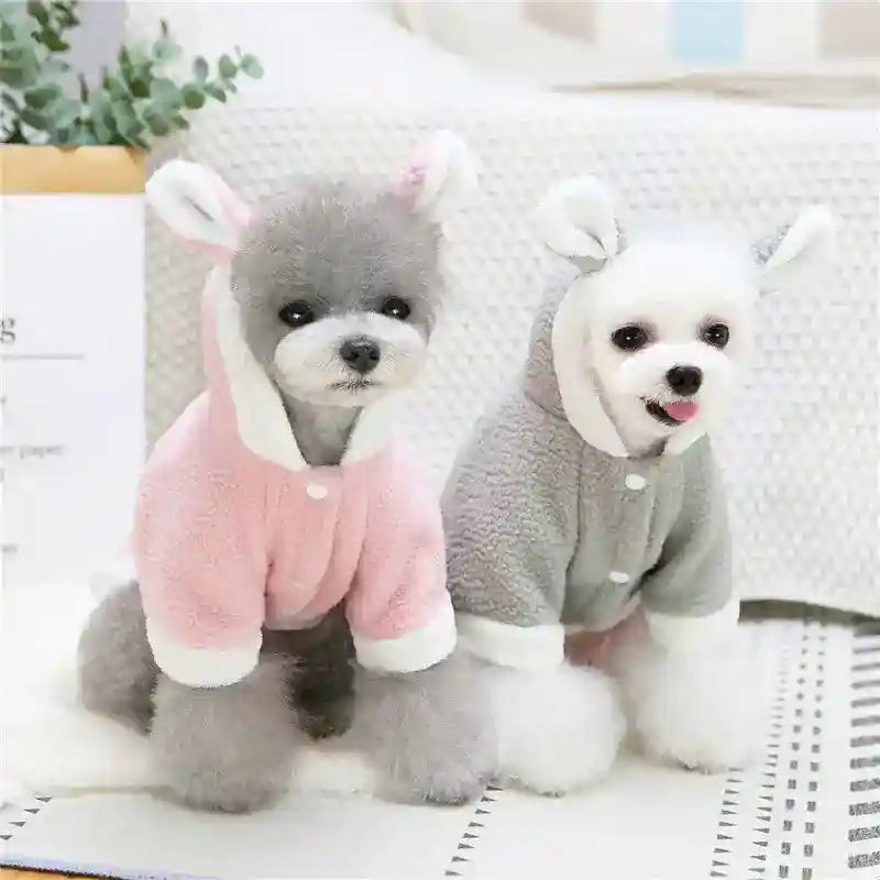 Cappottino Orsetto per Cani con Cappuccio e Orecchie by Dog Moda