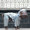Impermeable para Perros Plateado con Visera | Lluvia 4 Patas