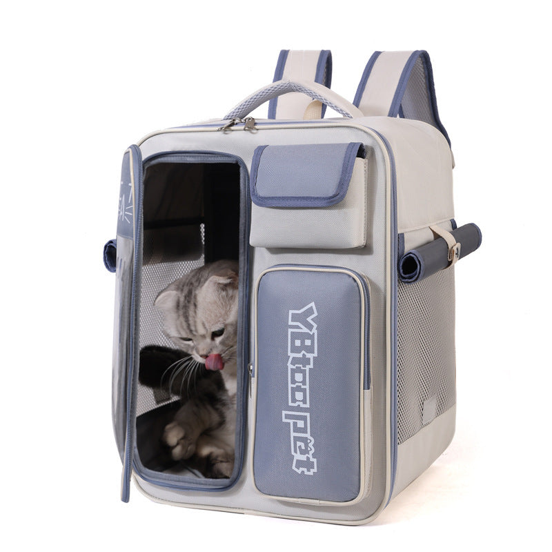 Zaino Trasportino per Gatti - Antigraffio e Idrorepellente