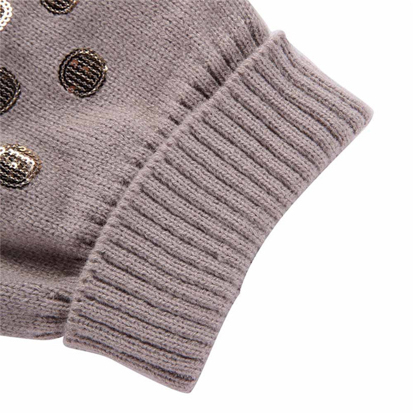 "Gold" Sequin Dog Sweater