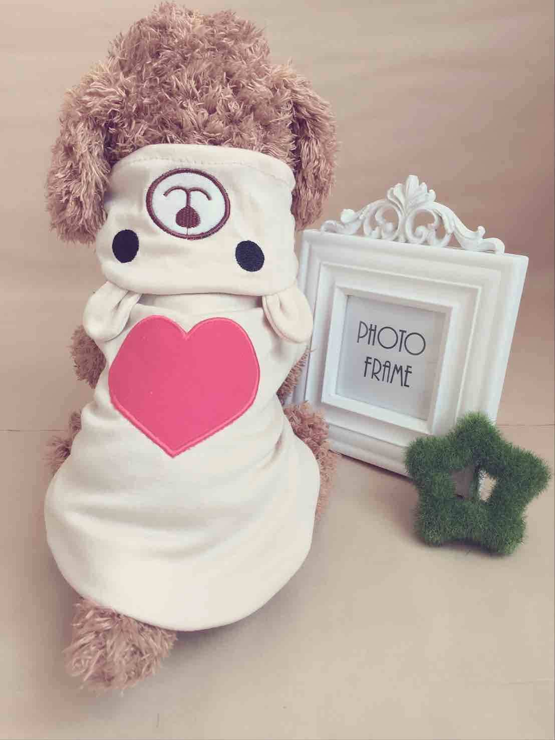 Dog T-shirt with hood "Oliver"