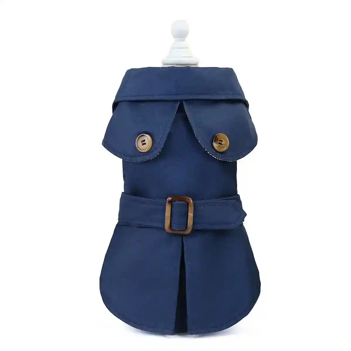 Cappotto leggero elegante per cani piccoli con bottoni e colletto by Dog Moda