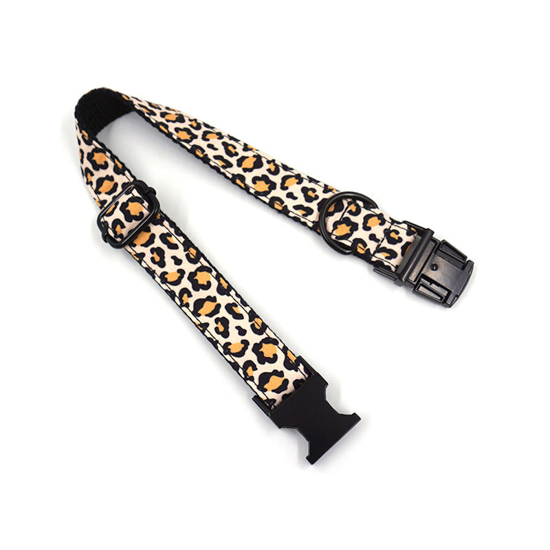 Leopard Collar and Leash Set - "Wild Style" Model