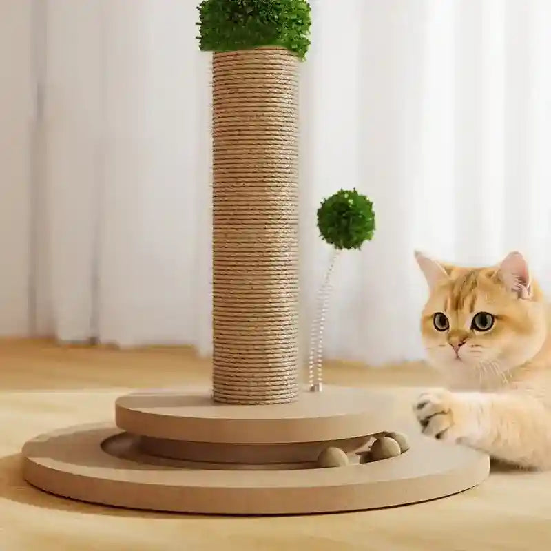 猫用パルマ型爪とぎ - 天然ヘンプロープ