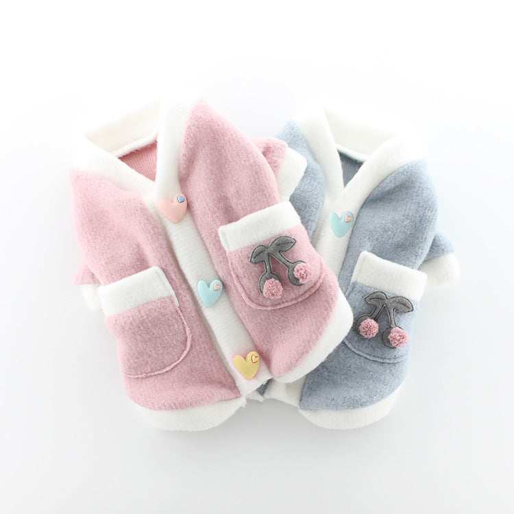 Chihuahua Coat "Berry" - Warm, Soft and Super Chic! ✨