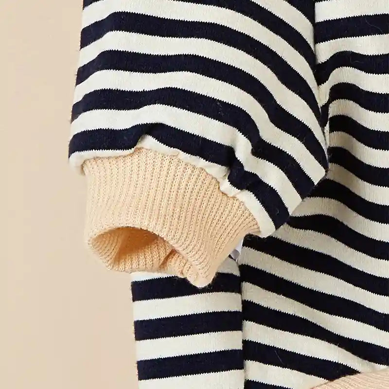 Maglione Cani Gatti Righe Cappuccio - Caldo e Trendy by Dog Moda