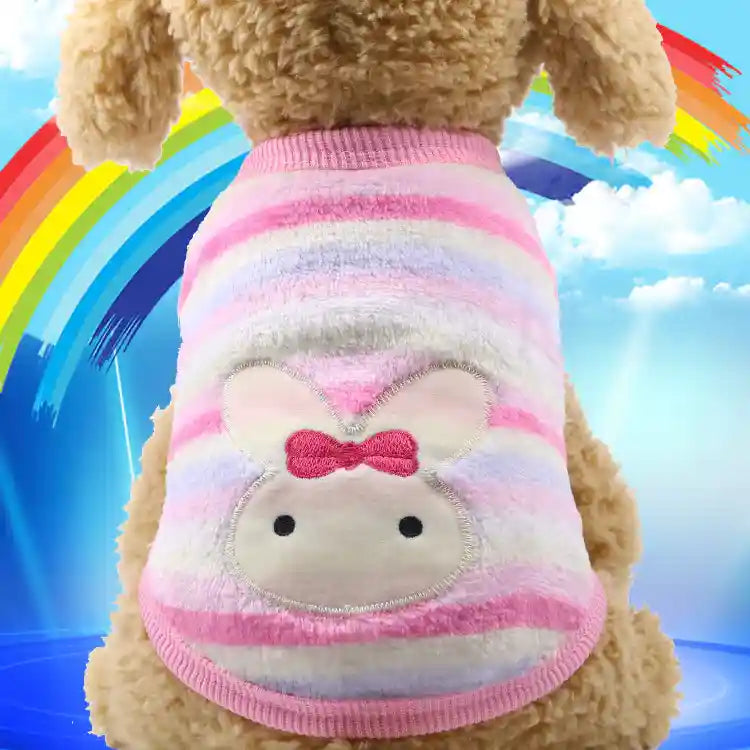 Maglia Pile Smanicata per Cani - Fantasie Divertenti by Dog Moda