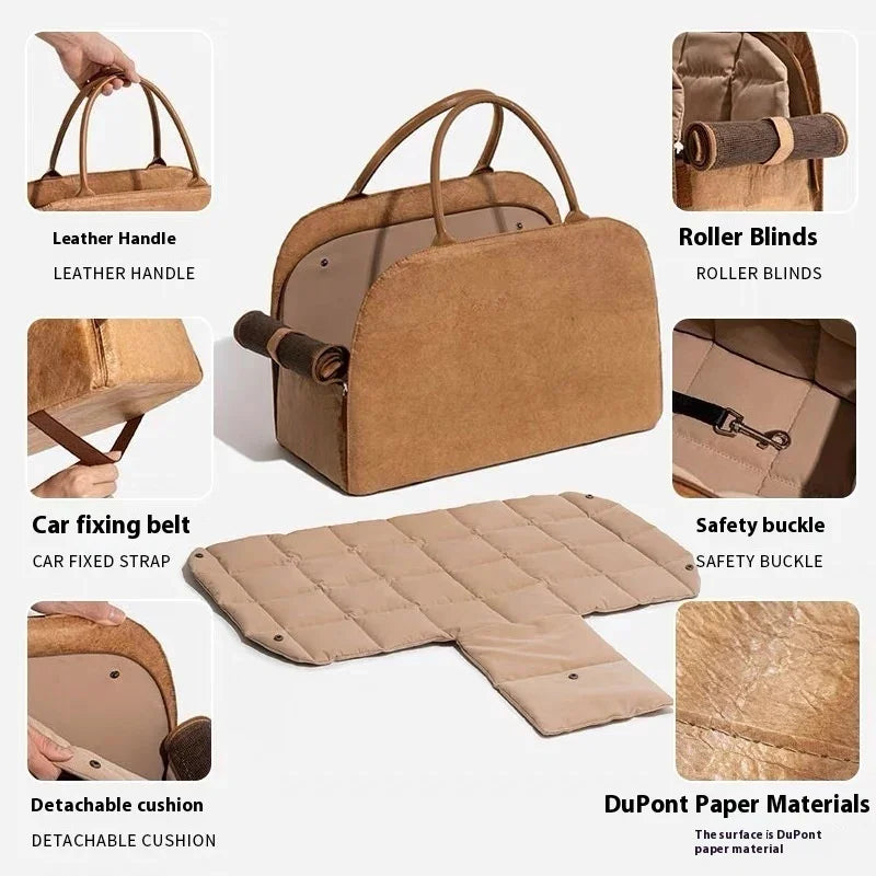 Transportväska för hundar och katter med axelrem