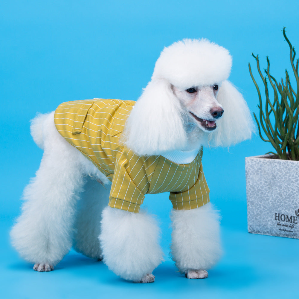 Elegant Dog Dress with Small Bow Tie
