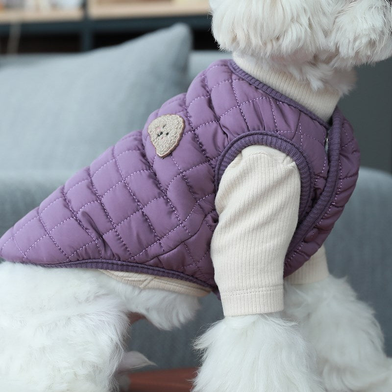 Poodle Dog Sweater - Coordinated Stretch Vest