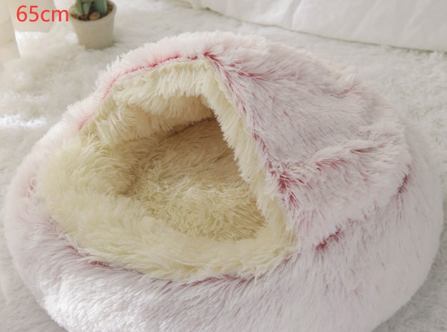 Cuccia Avvolgente "Comfort Ciambella" in Pile con Copertina - Dog Moda