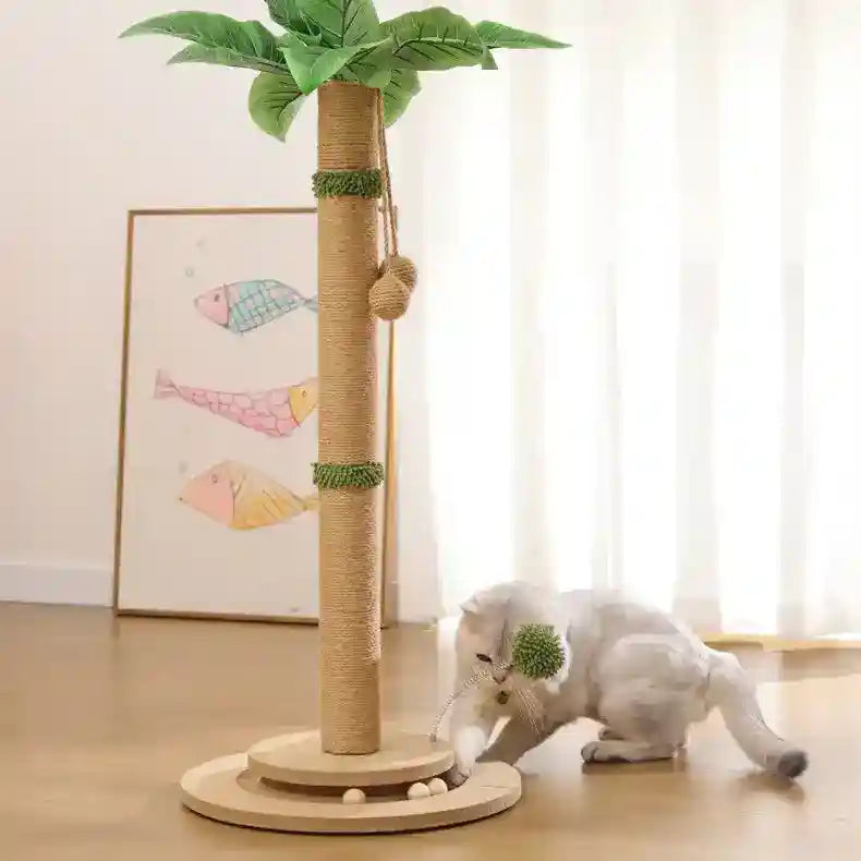 猫用パルマ型爪とぎ - 天然ヘンプロープ