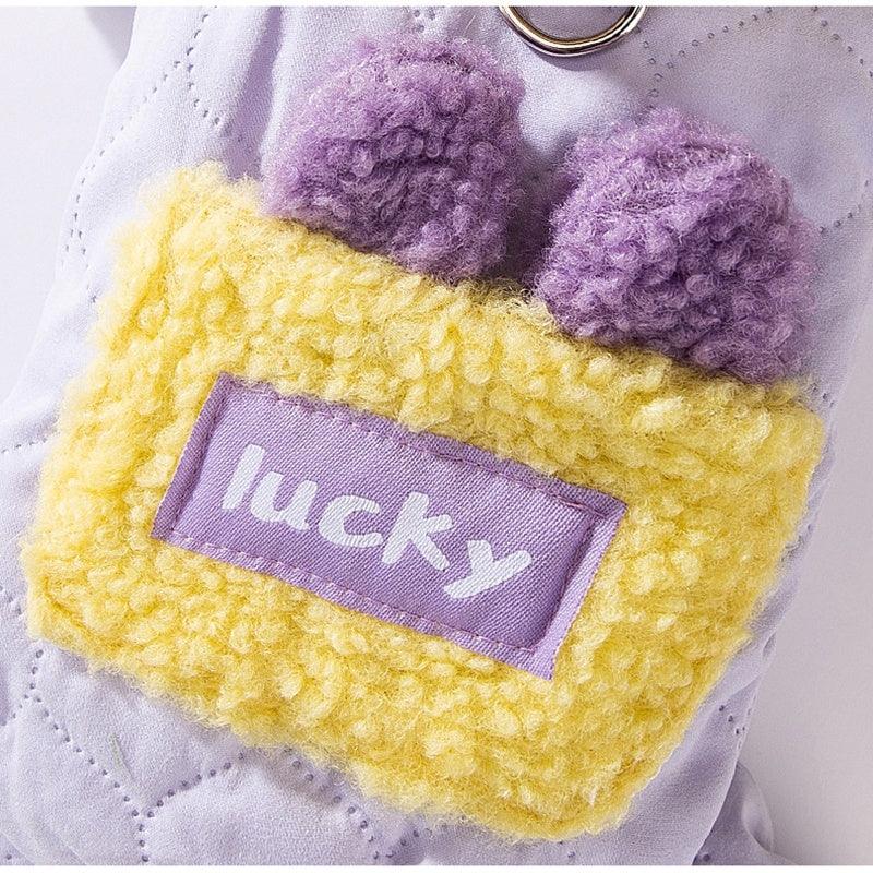 Lucky Dog Coat with Fleece and Hood 4 Paws