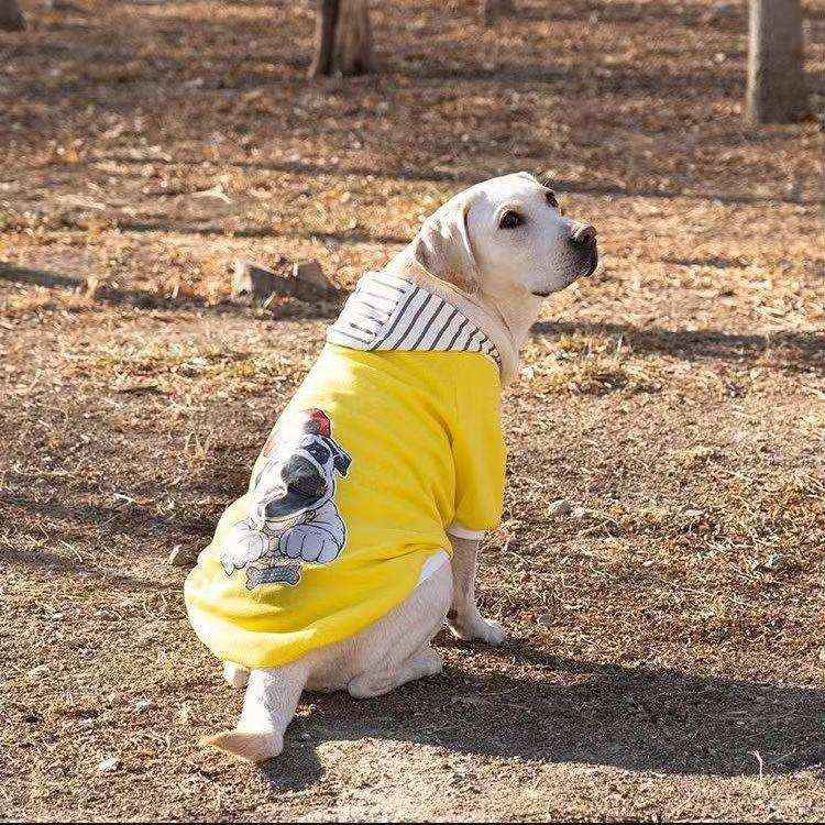 Felpa con Cappuccio per Cani Grandi - Orsetto e Panda by Dog Moda