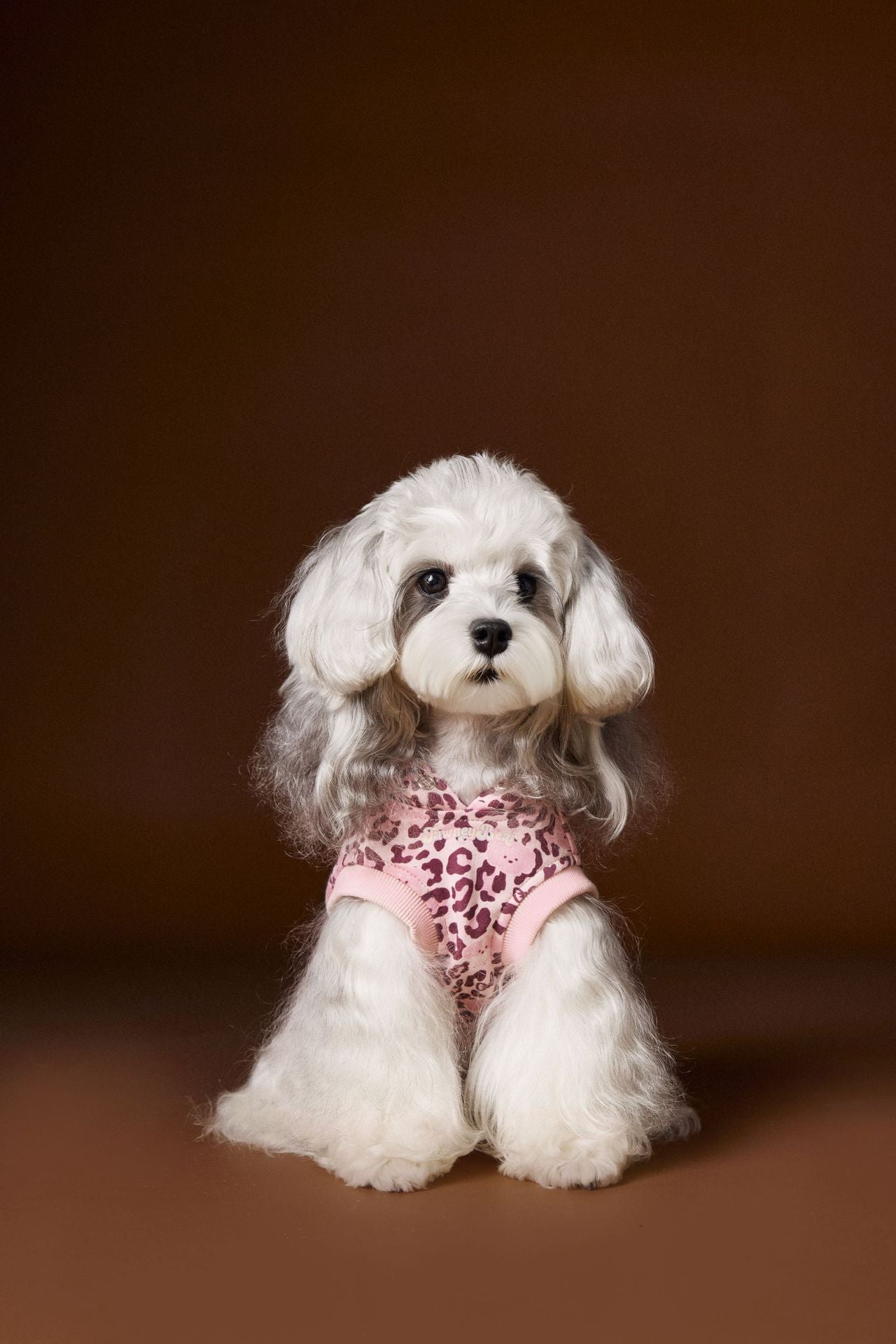 Tawney Bear Leopard Hoodie - Sleeveless