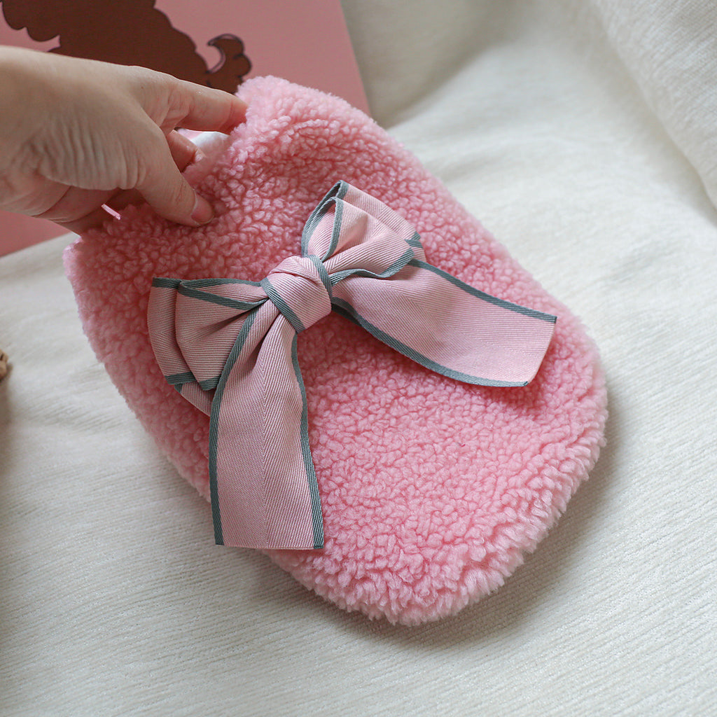 Cappotto per Cani con Fiocco - Pile Agnello Morbido