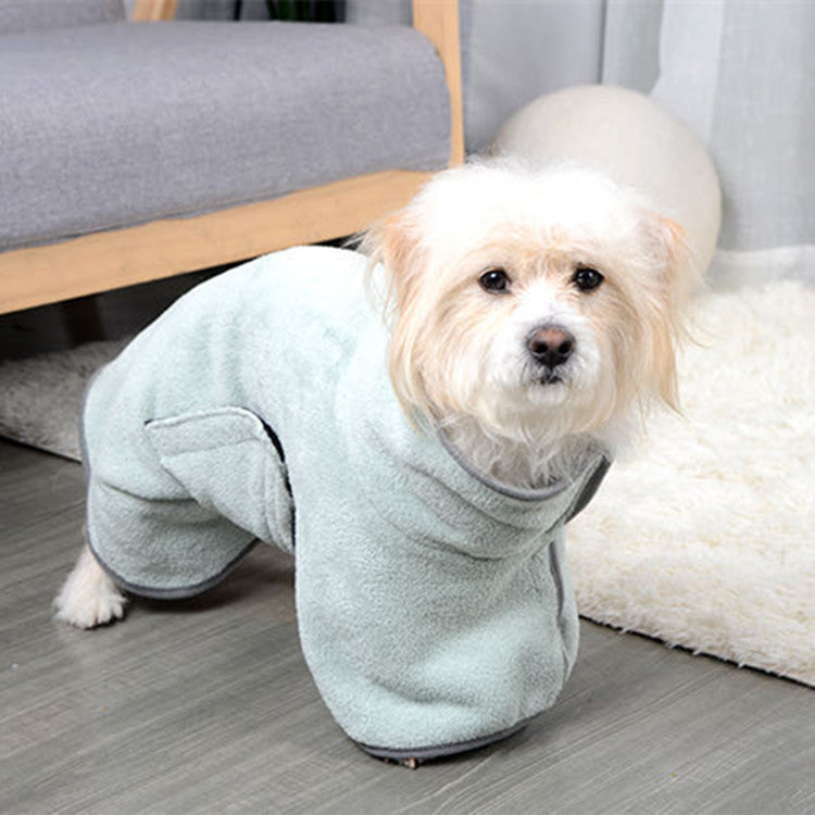 Absorbent and Soft Terry Bathrobe for Dogs and Cats