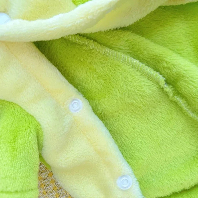 DINO Dinosaur Dog Onesie - Green Crest Hooded Tail