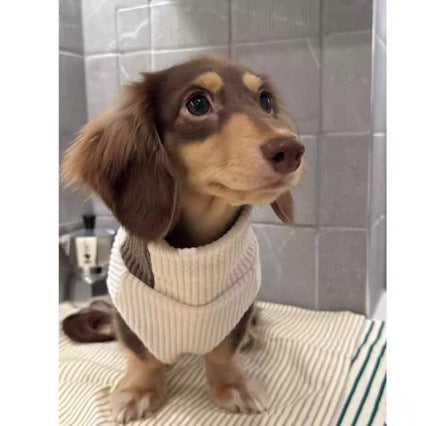 Maglione Cane Gatto Beige Marrone Autunno Inverno by Dog Moda
