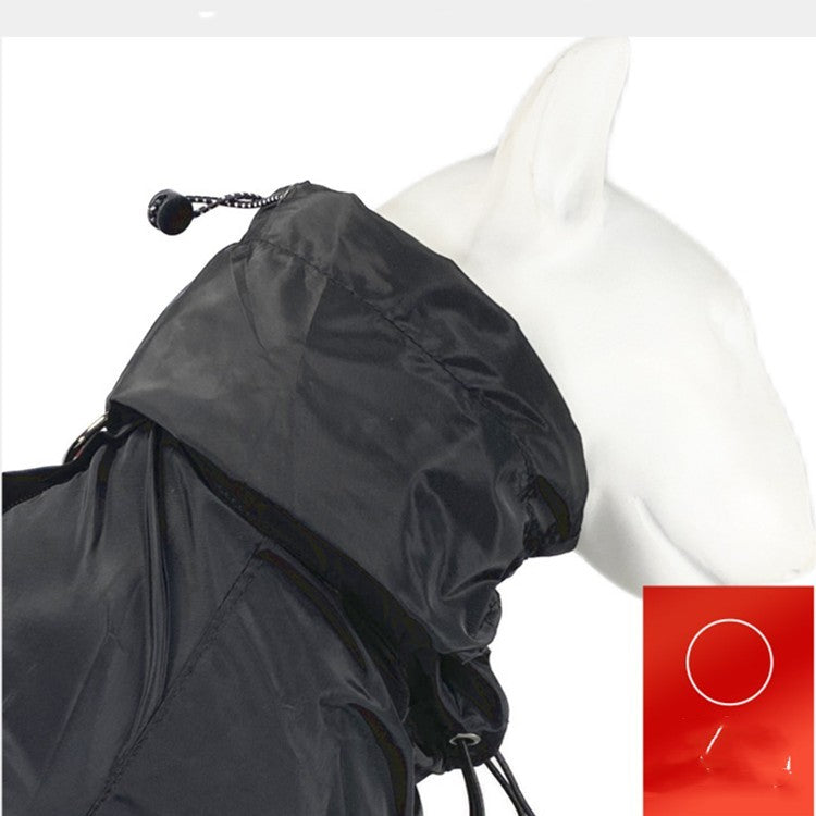 "Alpha" Four-Legged Dog Raincoat | Protection and Comfort for Rainy Days