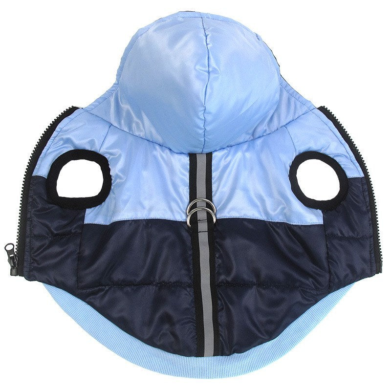 Padded Raincoat for Dogs "Max" – With Harness, Hood and Zip
