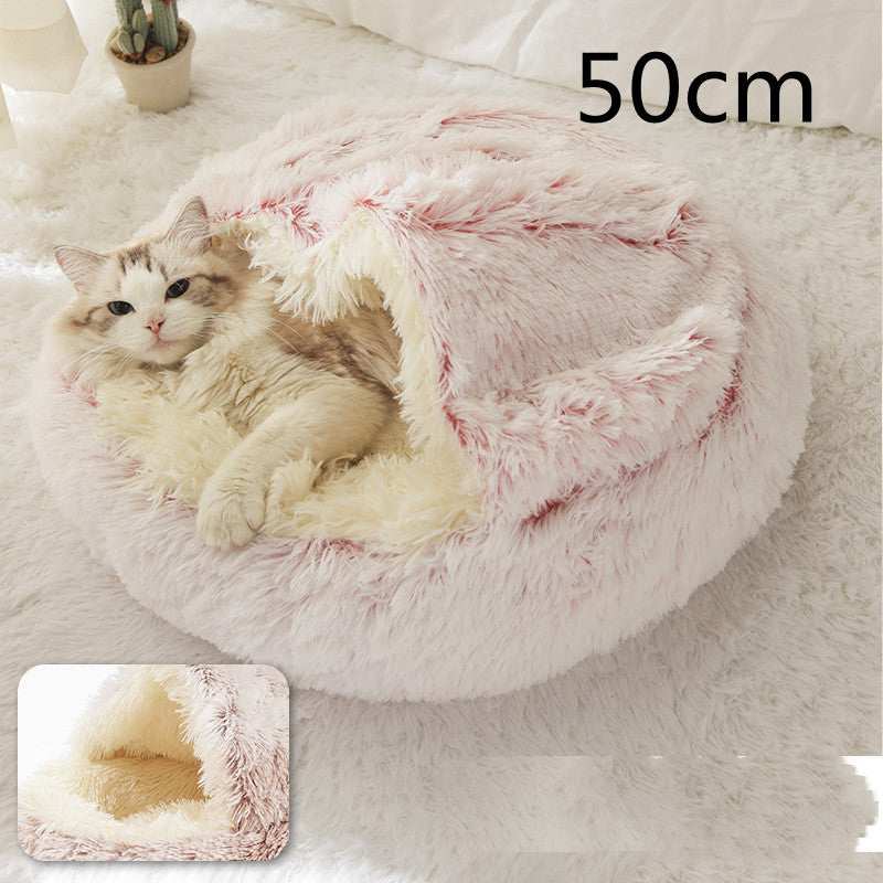 Cuccia Avvolgente "Comfort Ciambella" in Pile con Copertina - Dog Moda