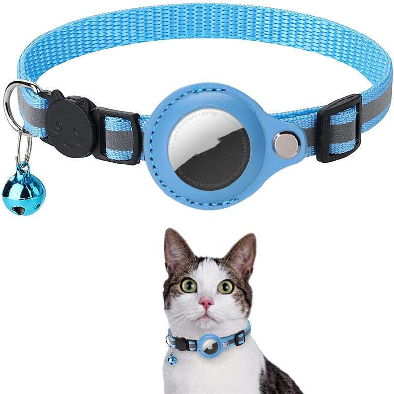 Collare Riflettente per Gatti e Cani con Alloggio AirTag Apple – Localizza il Tuo Animale in Sicurezza!