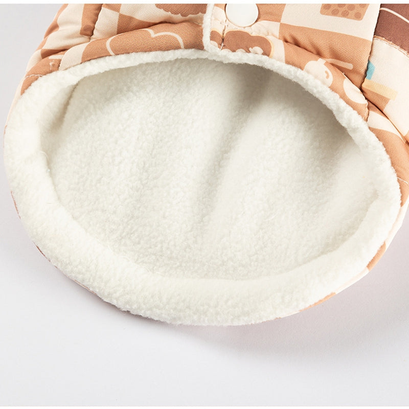 Cappotto Life Cani Smanicato Pile con Orsetto HIPIPET