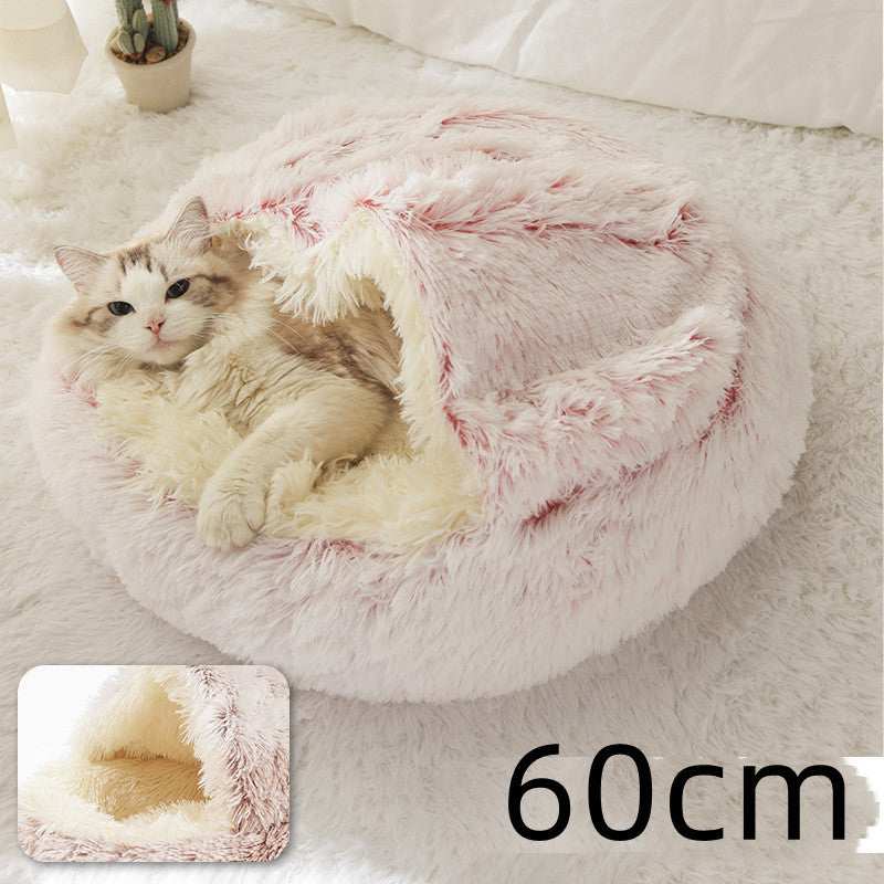 Cuccia Avvolgente "Comfort Ciambella" in Pile con Copertina - Dog Moda
