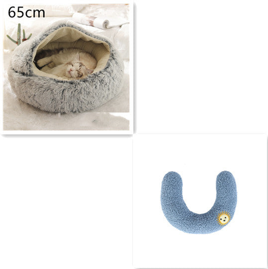 Cuccia Avvolgente "Comfort Ciambella" in Pile con Copertina - Dog Moda