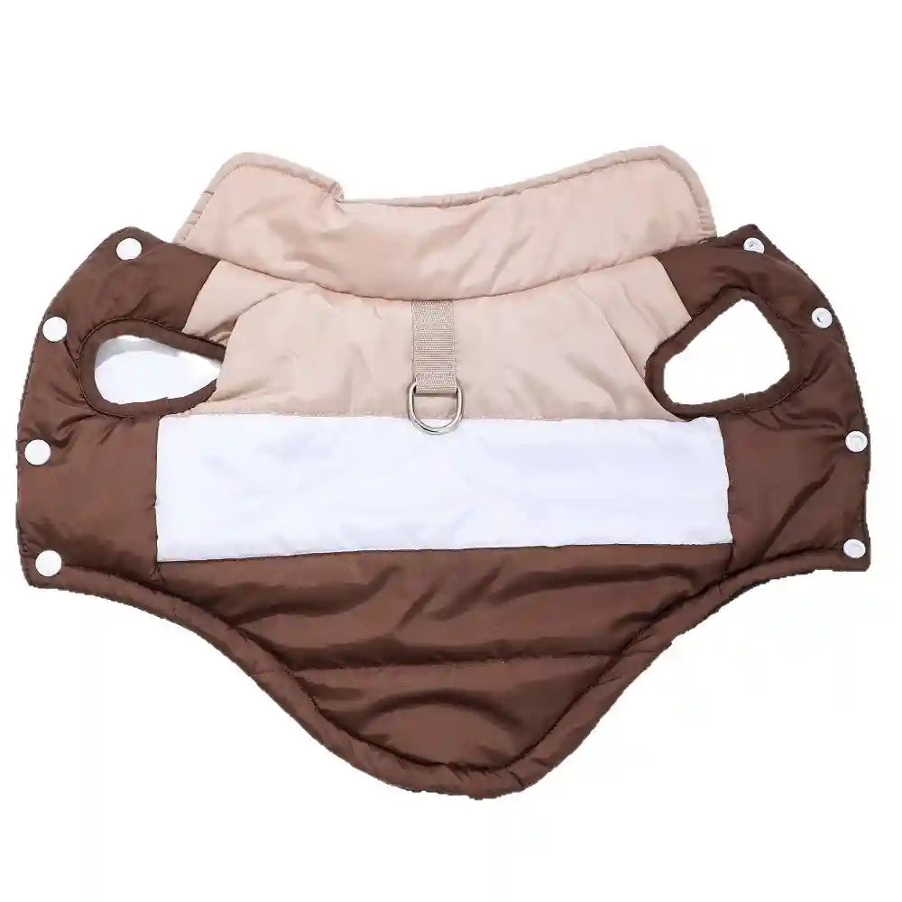 SPACE-jas zonder mouwen voor honden - Gewatteerde hoge kraag